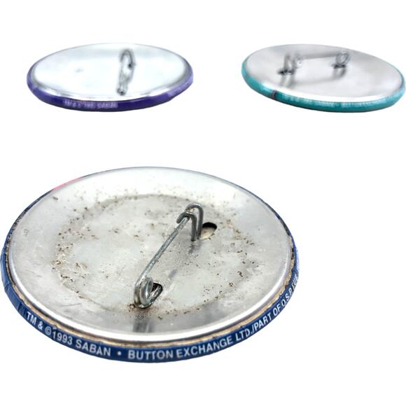 Mighty Morphin Power Rangers Vintage 1994 Lapel Pins [Set of 6] - Picture 7 of 7